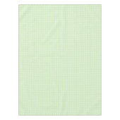 Pastel Green Gingham Pattern Tafelkleed (Voorkant)