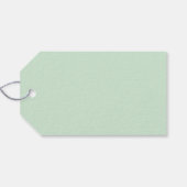 Pastel Green Happy Birthday Gift Label Cadeaulabel (Achterkant Horizontaal)