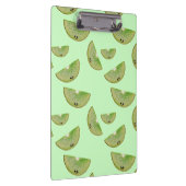 Pastel Green Kawaii Kiwi Klembord (Rechts)