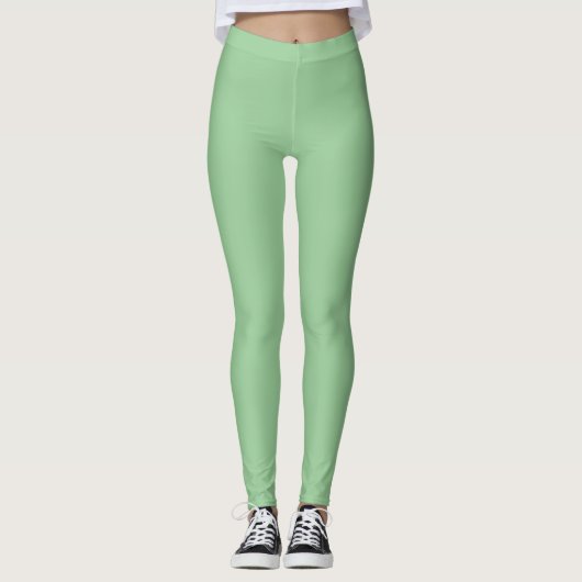 Pastel Green-Leggings Leggings (Voorkant)