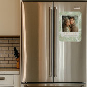 Pastel Green Palm Tree Holiday Magneet