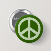 Pastel Green Peace Sign Ronde Button 5,7 Cm (Voorkant /achterkant)