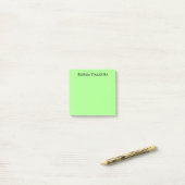 Pastel Green Post-it® Notes (Op bureau)