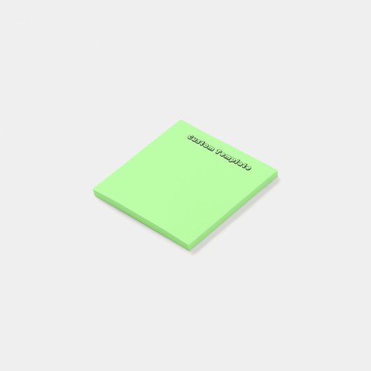 Pastel Green Post-it® Notes (Schuin)
