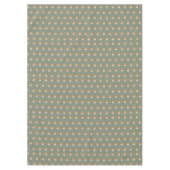 Pastel Green Tablecloth Groovy 70s Floral Accent Tafelkleed (Voorkant)