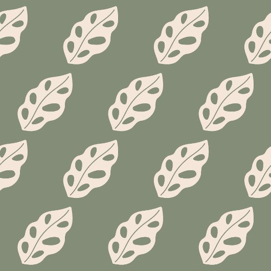 Pastel Green Towel Groovy 70s Floral Comfort Bad Handdoek