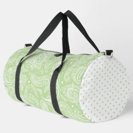 PASTEL GREEN UITGEBREIDE PAISLEY PATROON & STIPPEN PLUNJEZAK