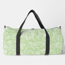 PASTEL GREEN UITGEBREIDE PAISLEY PATROON & STIPPEN PLUNJEZAK