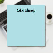 Pastel Green Unieke Gepersonaliseerde Leraar Gesch Notitieblok