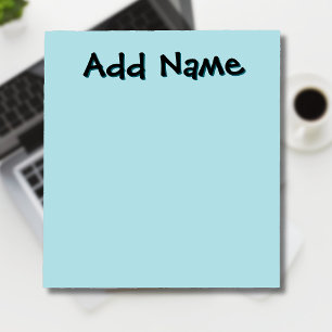 Pastel Green Unieke Gepersonaliseerde Leraar Gesch Notitieblok