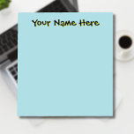 Pastel Green Unieke Gepersonaliseerde Leraar Gesch Notitieblok<br><div class="desc">Pastel Groen Eenvoudig,  Uniek,  Schoon Gepersonaliseerd Notitieblok. Casual handschrifttekst. Voeg je voornaam,  achternaam,  initiaal letters toe. Personaliseer voor uw eigen gebruik. Klik op de knop "Aanpassen" om de achtergrondkleur,  lettertypestijlen en lettertypekleur te wijzigen.</div>