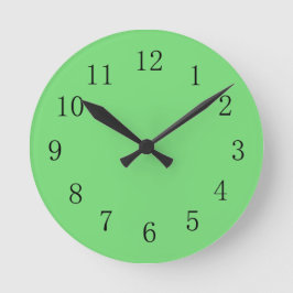 Pastel Green Wall klok
