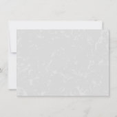 Pastel Grey Subtle Abstract Achtergrondhuwelijk Bedankkaart (Achterkant)