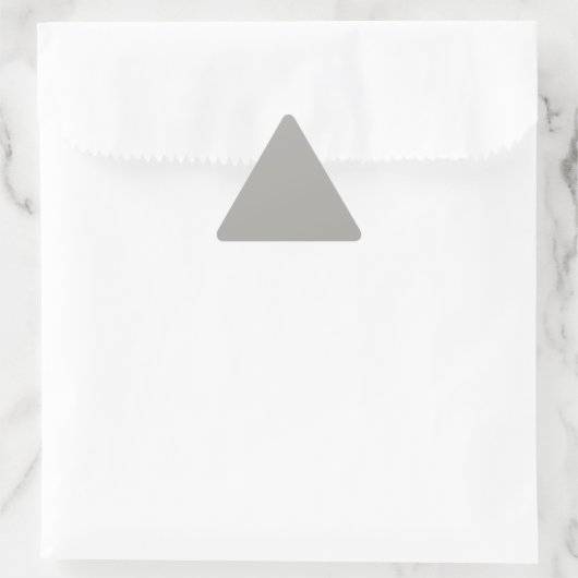 Pastel Grey Triangle Sticker (Tas)
