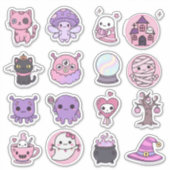 Pastel Griezels Magische Stickers (Voorkant)