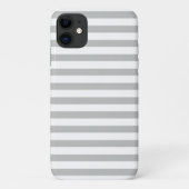 Pastel grijs strepen patroon Case-Mate iPhone case (Achterkant)