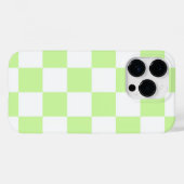 Pastel groen geruit gingham patroon Case-Mate iPhone case (Achterkant (horizontaal))