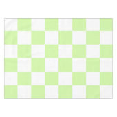 Pastel groen geruit gingham patroon tafelkleed (Voorkant (Horizontaal))