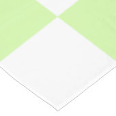 Pastel groen geruit gingham patroon tafelkleed (Gekanteld)