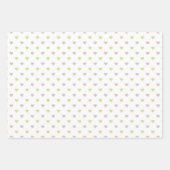 PASTEL GROEN & TAN TEDDY BEER GEZICHTEN HARTEN GER INPAKPAPIER VEL (Voorkant 2)