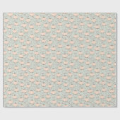 Pastel Groen Zoet Kleine Pompoen Baby Cadeaupapier (Vlak)