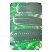 Pastel Groene cactus plant bladeren Badmat (Voorkant Verticaal)
