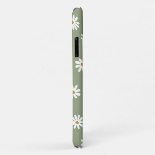 Pastel Groene Daisy Bloem Case-Mate iPhone Case (Achterkant/rechts)