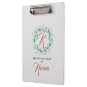 Pastel-groene Eucalyptus Leafs Wreater Klembord (Links)