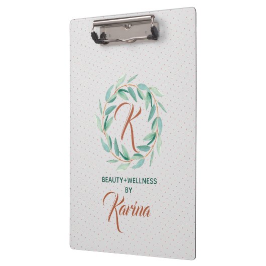 Pastel-groene Eucalyptus Leafs Wreater Klembord (Links)