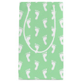 PASTEL GROENE ROWS VAN BABY FEET KLEIN CADEAUZAKJE (Voorkant)