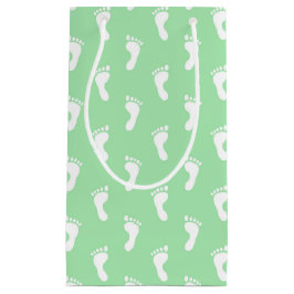 PASTEL GROENE ROWS VAN BABY FEET KLEIN CADEAUZAKJE