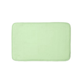 Pastel groene theeblad effen kleur badmat
