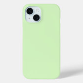 Pastel groene theeblad effen kleur Case-Mate iPhone case (Achterkant)