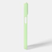 Pastel groene theeblad effen kleur Case-Mate iPhone case (Achterkant / Rechts)