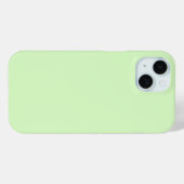 Pastel groene theeblad effen kleur Case-Mate iPhone case (Achterkant (horizontaal))
