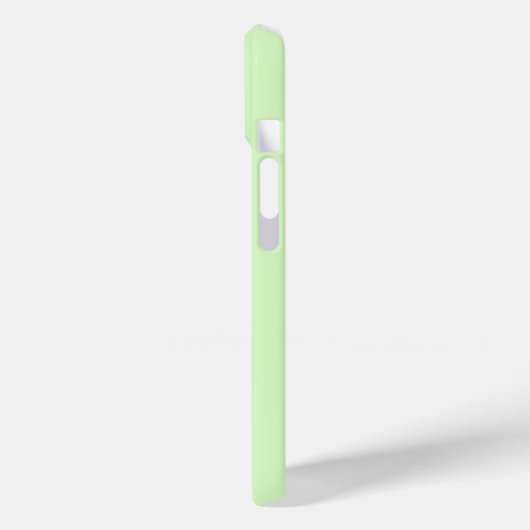 Pastel groene theeblad effen kleur Case-Mate iPhone case (Achterkant / Links)