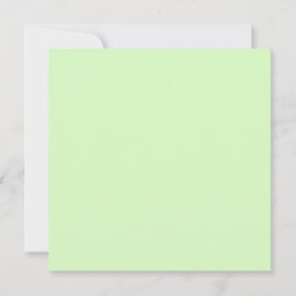 Pastel groene theeblad effen kleur kaart