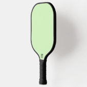 Pastel groene theeblad effen kleur pickleball paddle (Links)