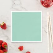 Pastel groene vaste kleur servet (Insitu)