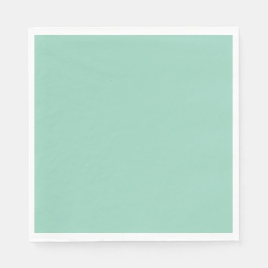 Pastel groene vaste kleur servet (Voorkant)