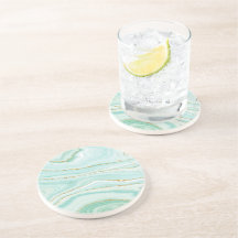 Pastel groene vloeibare marmer achtergrond