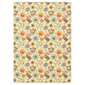 Pastel Groove Tablecloth 60s Style Dining Flair Tafelkleed (Voorkant)