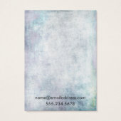 Pastel  Grunge Earring Holder Display Kaarten Visitekaartjes (Achterkant)