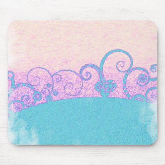pastel grunge fantasie muismat (Voorkant)