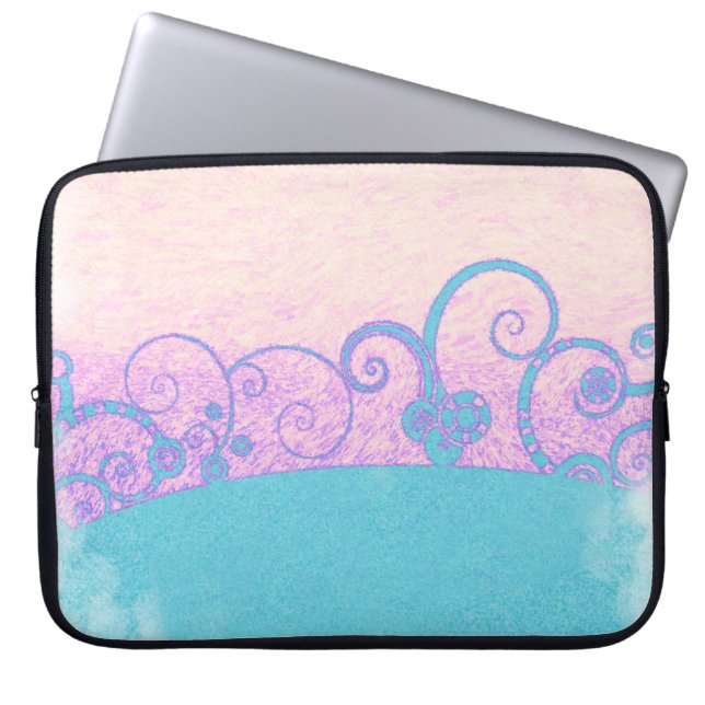 Pastel Grunge Fantasy Laptophoes Laptop Sleeve (Voorkant)