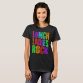Pastel Grunge Lunch Dames Rock Schattige Terug naa T-shirt (Voorkant volledig)