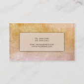 Pastel Grunge-Visitekaartje Visitekaartje (Achterkant)