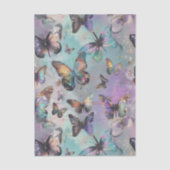  pastel grunge vlinder ontkoppeling tissuepapier (Voorkant)