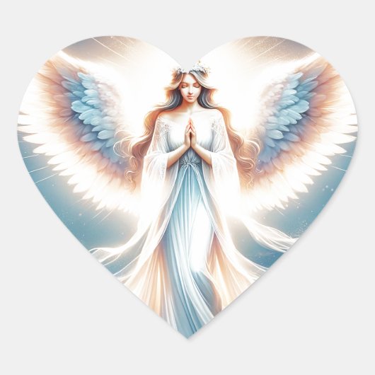 Pastel Guardian Angel Sticker (Voorkant)