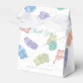 Pastel Gummy Beer Verjaardag Bedankdoosjes (Voorkant Zijde)